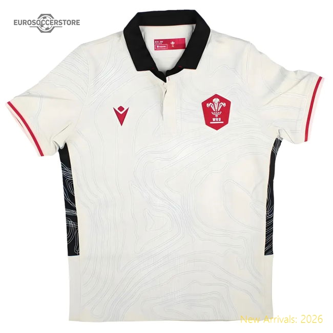 2025-2026 Wales WRU Away Cotton Rugby Shirt (Kids)