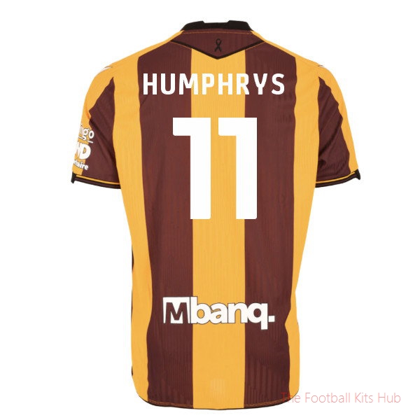 Supporters Elite Bradford City 2026-2027 Home Shirt (Humphrys 11)