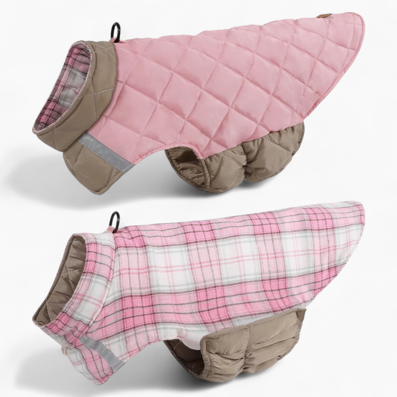 French Bulldog Pawventura™ French Bulldog Winter Jacket — Reversible