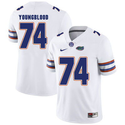 Men's None White 2024 breathable Jack Youngblood #74 game day Jersey