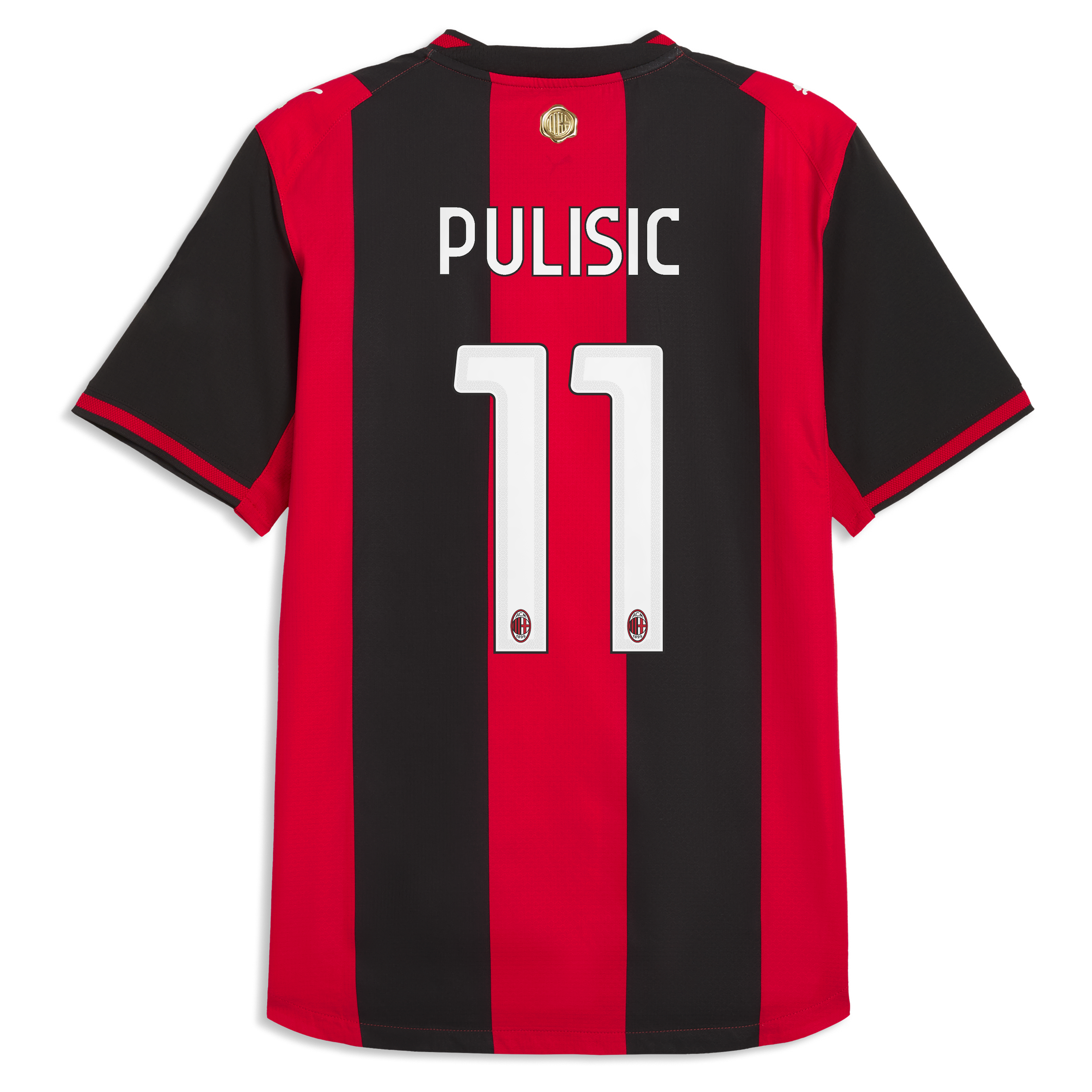 [SJH] Christian Pulisic AC Milan 2026/27 Home On-Field Authentic Jersey - Black/Red