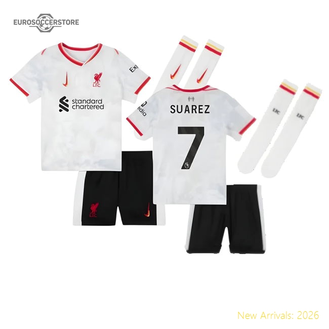 2024-2025 Liverpool Mini Gentle Jersey Suarez Dri-fit Climacool