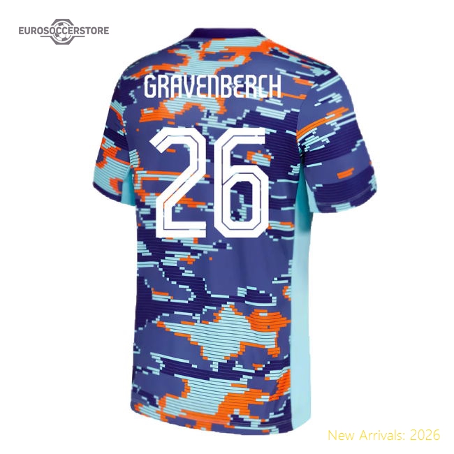 Hypoallergenic Kids Football Team Gravenberch Jersey 2024-2025