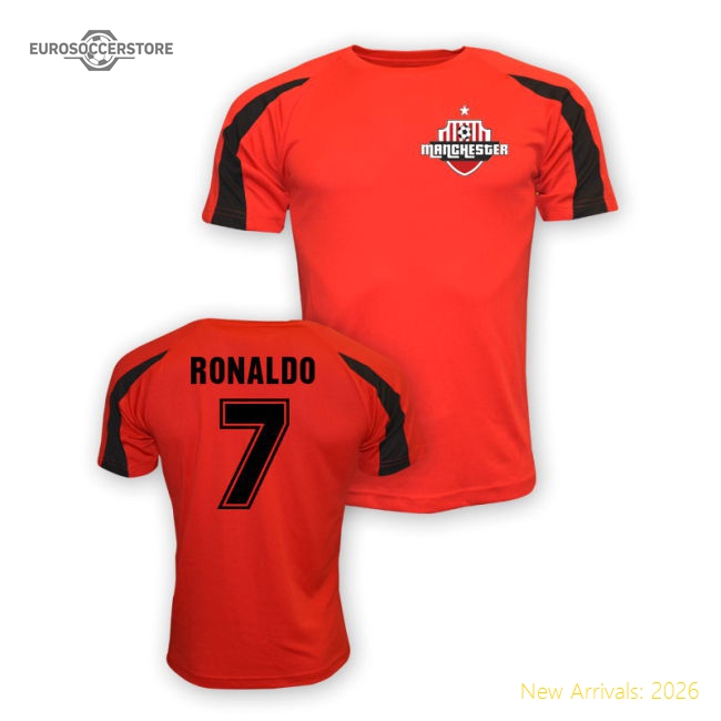 Cristiano Ronaldo Man Utd Sports Training Match Replica Jersey