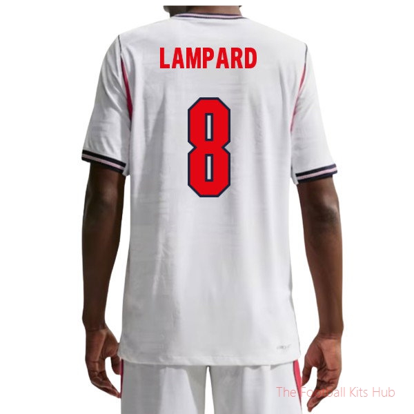 Breathable England Aero-Fit 2026-2027 Home Shirt (Lampard 8)