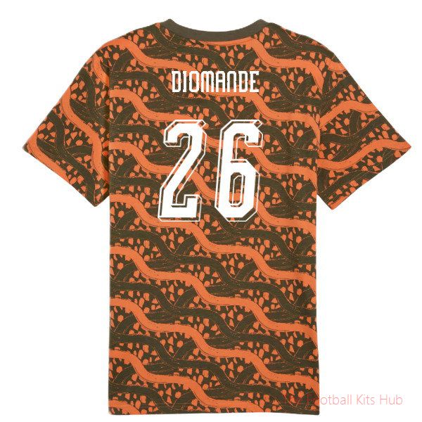 2026-2027 Ivory Coast FtblCulture Tee AOP (Black) (Diomande 26)