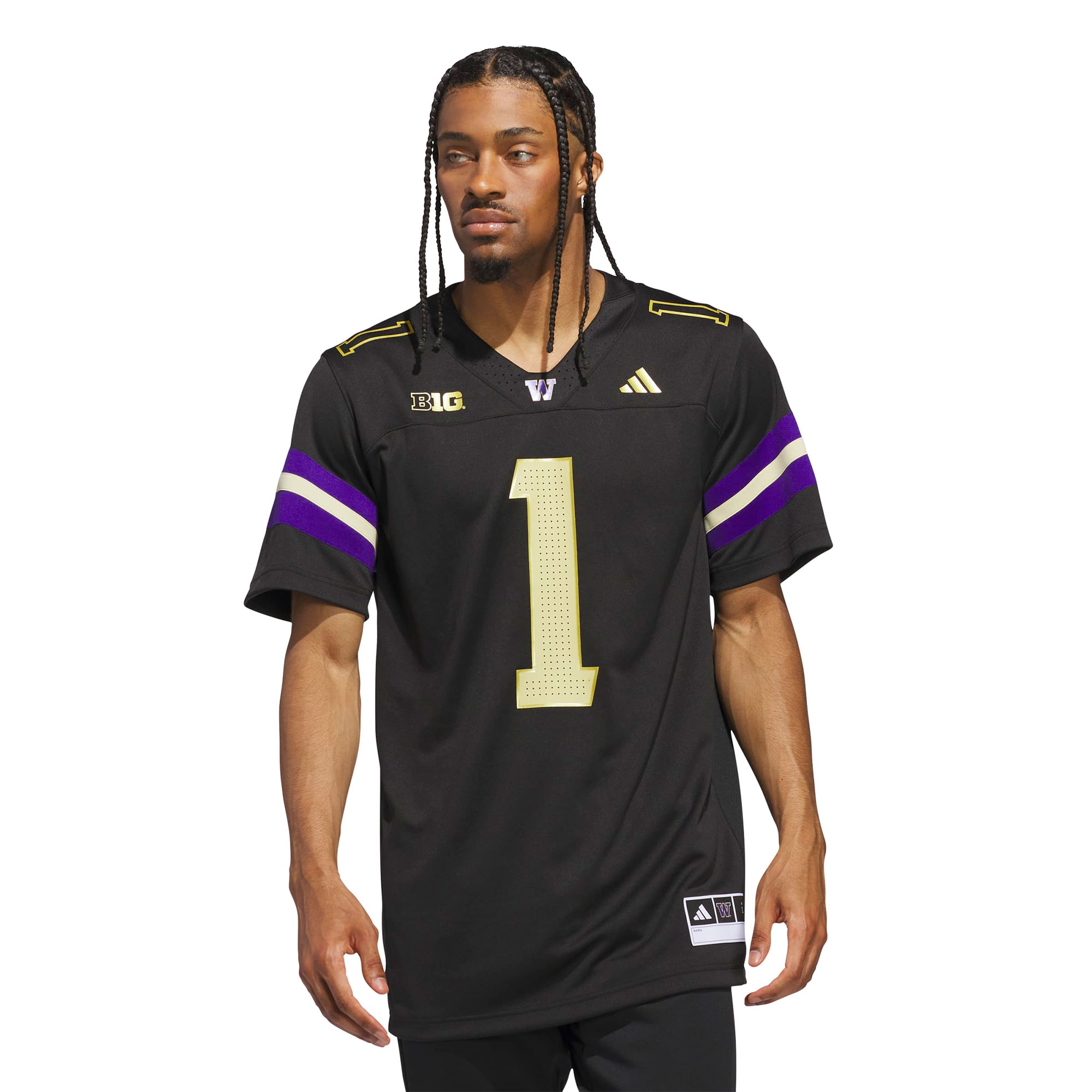 [DDG] Washington Huskies Premier Strategy Jersey - Black
