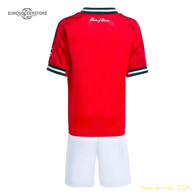 Authentic 2025-2026 Man Utd Home Mini Kit - Premium Quality Football