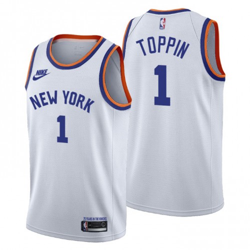 Knicks White York Knicks #1 Nike Jersey - Cost-Effective Game Day Wear