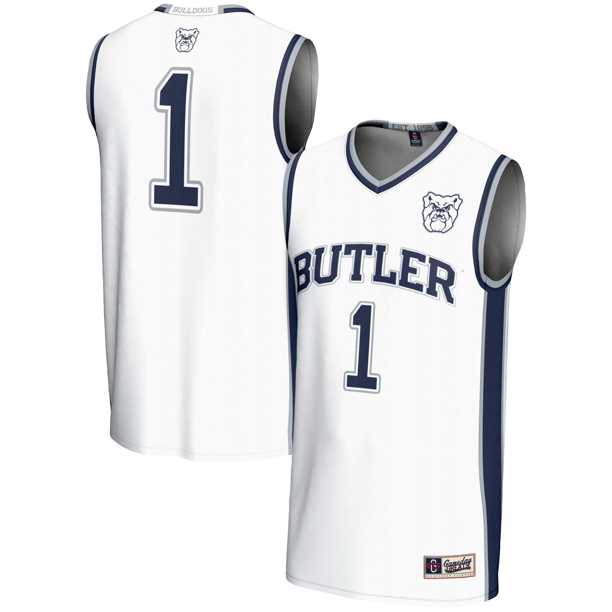 [DDG] Butler Bulldogs GameDay Greats Lightweight Basketball Jersey - White