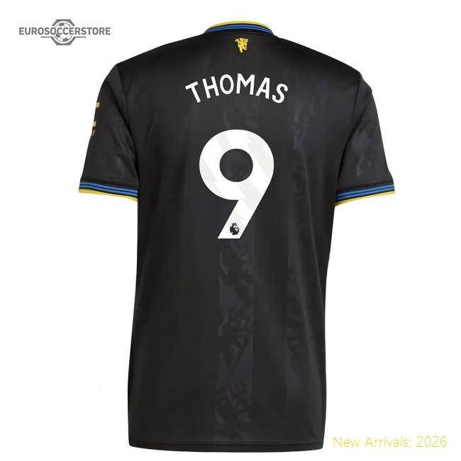 Official 2025-2026 Manchester United Third Shirt (thomas 9) - Premium
