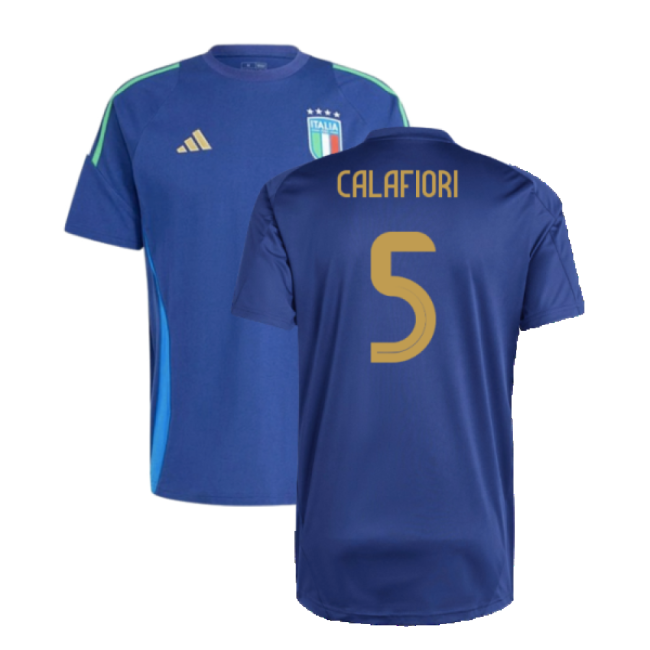 Match Worn Style Italy Training Professional Jersey 2024-2025