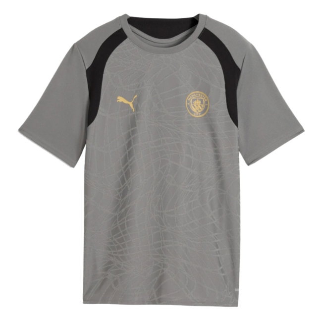 [JED] 2026-2027 Man City Training Jersey (Cast Iron) - Kids (Bunny 9)