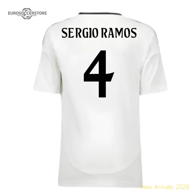 Football Team Youth Sergio Ramos Soft Jersey Climacool Easy-care