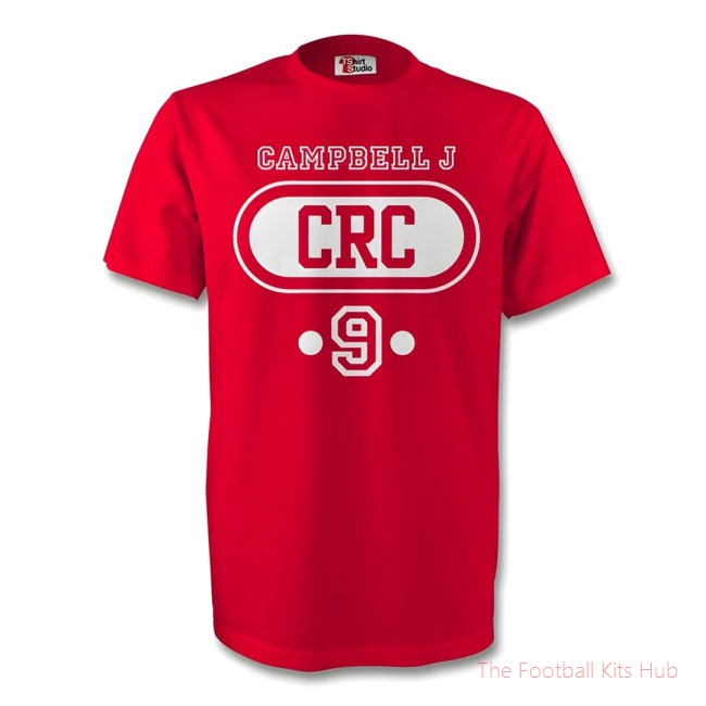 Joel Campbell Costa Rica Crc T-shirt (red)