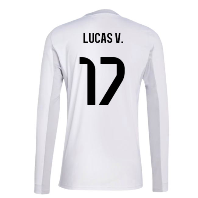 2025-2026 RM Home Football Shirt (Lucas V. 17) Durable Stitching