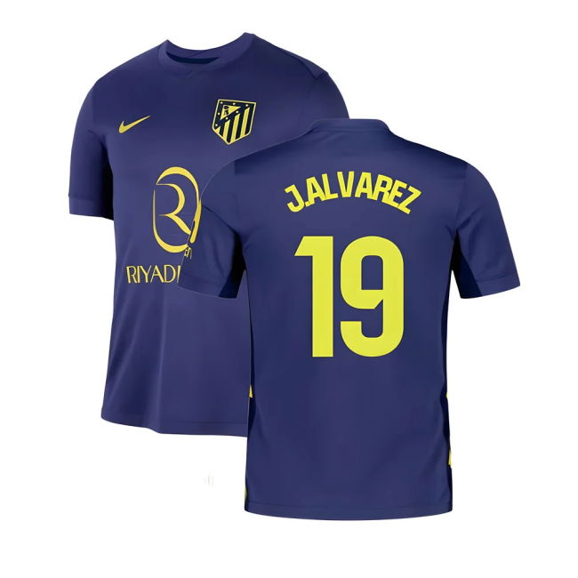 2025-2026 Atletico Madrid Away Football Shirt (J.Alvarez 19)