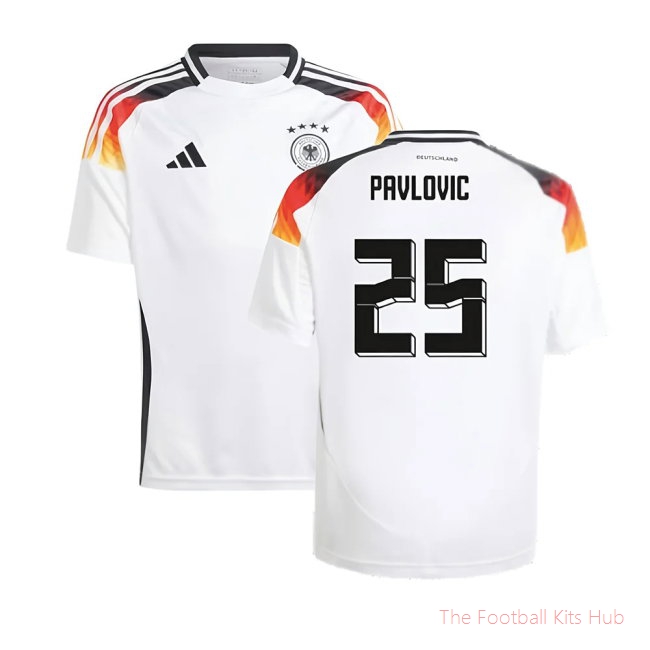 2024-2025 Germany Home Shirt (Kids) (Pavlovic 25)