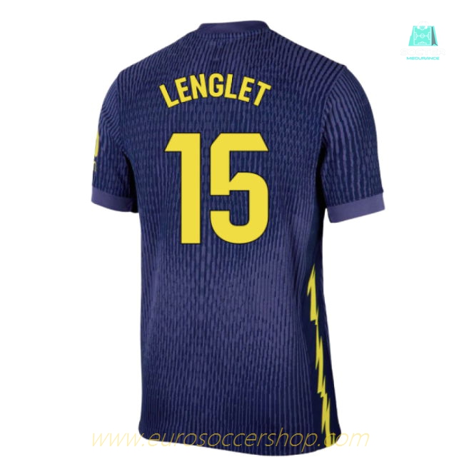 2025-2026 Atletico Madrid Authentic Away Shirt (Lenglet 15)