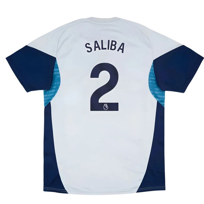 Arsenal 2025-20 Training Football Shirt Saliba Signature 2 L S