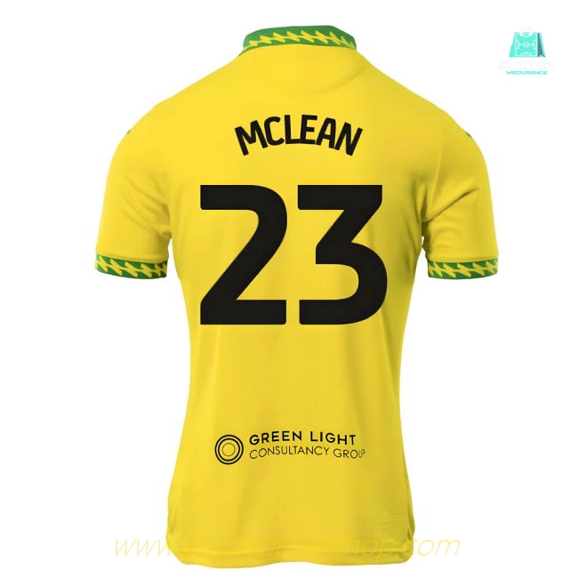 2025-2026 Norwich City Home Shirt (McLean 23)