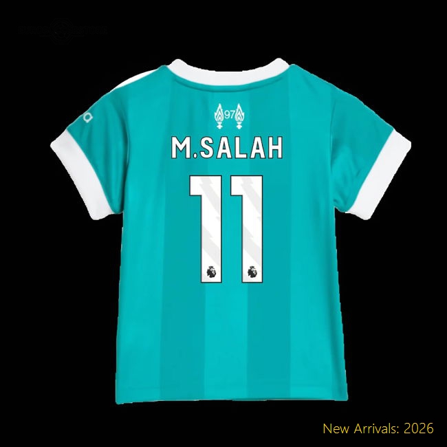 High-quality Mini Liverpool M.salah Jersey 2025-2026 Quick-dry