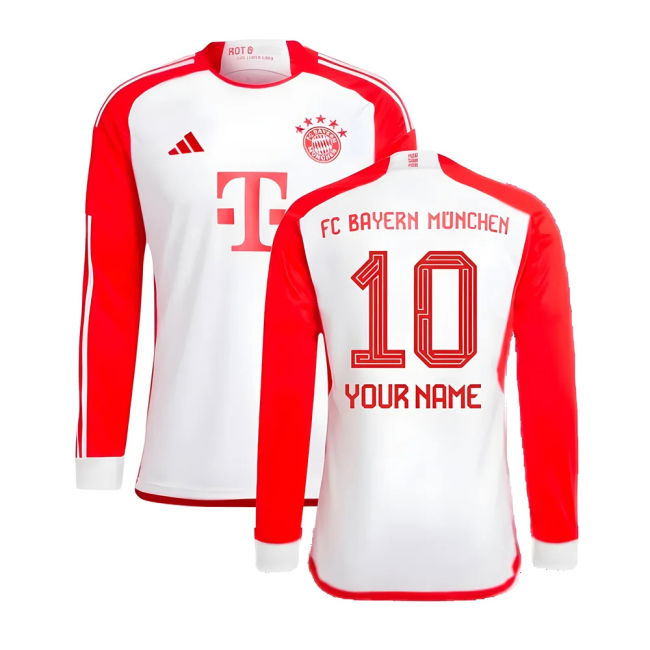 Home Shirt for Bayern Munich Long Sleeve 2023-2024