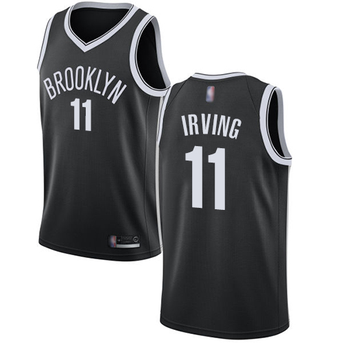 Premium Nets #11 Kyrie Irving 2024 Icon NBA Swingman Jersey Black -