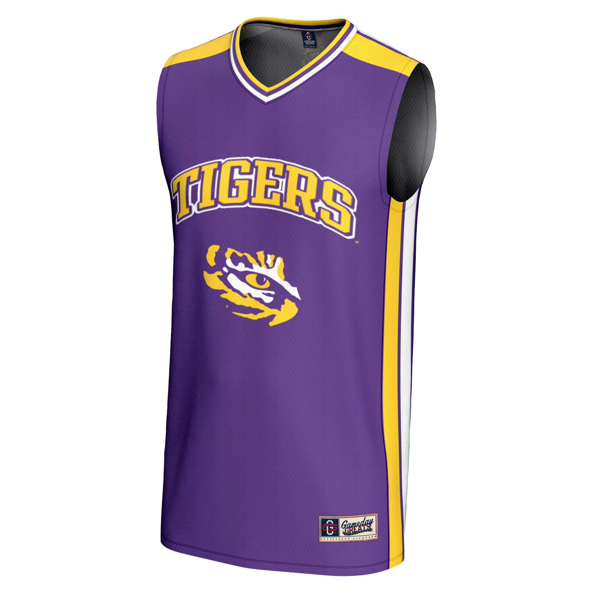 [DDG] LSU Tigers GameDay Greats Youth Spirit Basketball Jersey - Purple