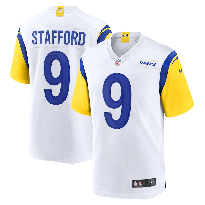 None Matthew Stafford LA Rams Retro Affordable Jersey Game Day Wear