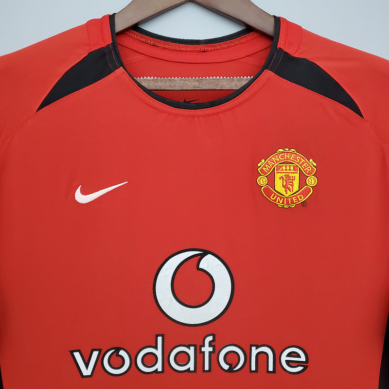 2002-2004 Man United Home long sleeve retro shirt