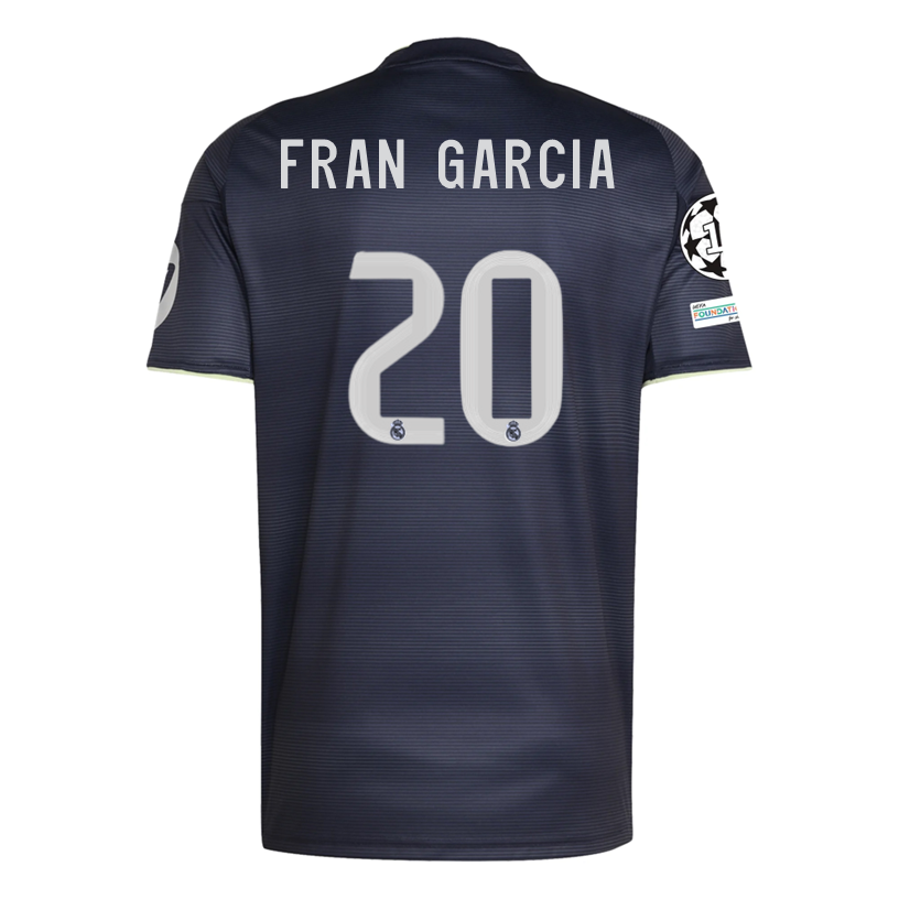 Real Madrid Fran Garc 2025-2026 UCL Away Jersey – Authentic Shirt