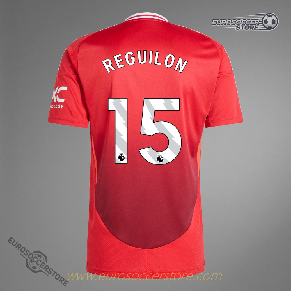 Manchester United REGUILON 15 Home Jersey for the 24-25 Season