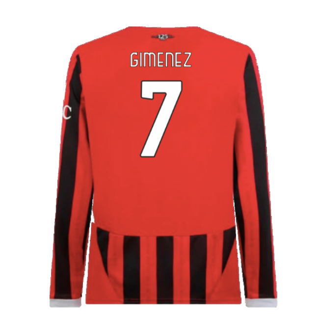 Ac Milan Official 2024-2025 Home Soccer Jersey - Football Fashion