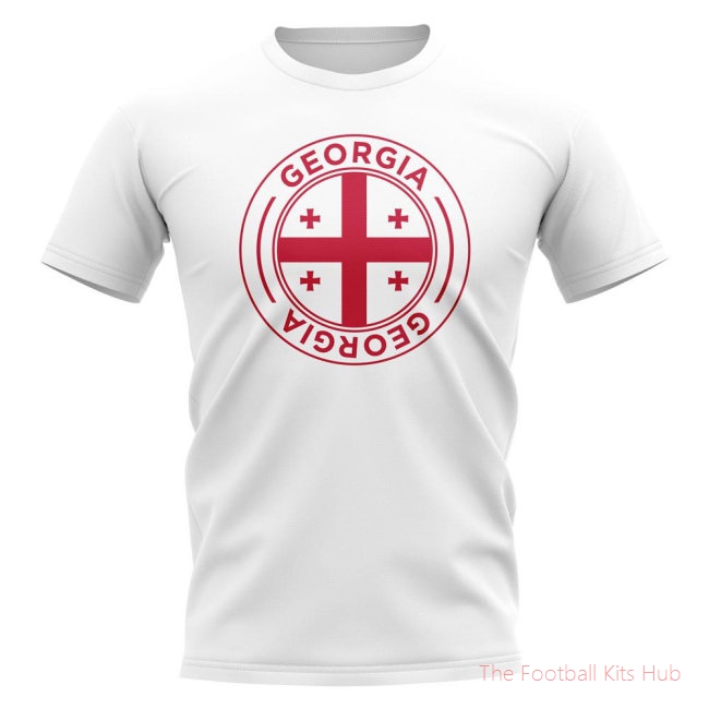 Georgia Football Badge T-Shirt (White)