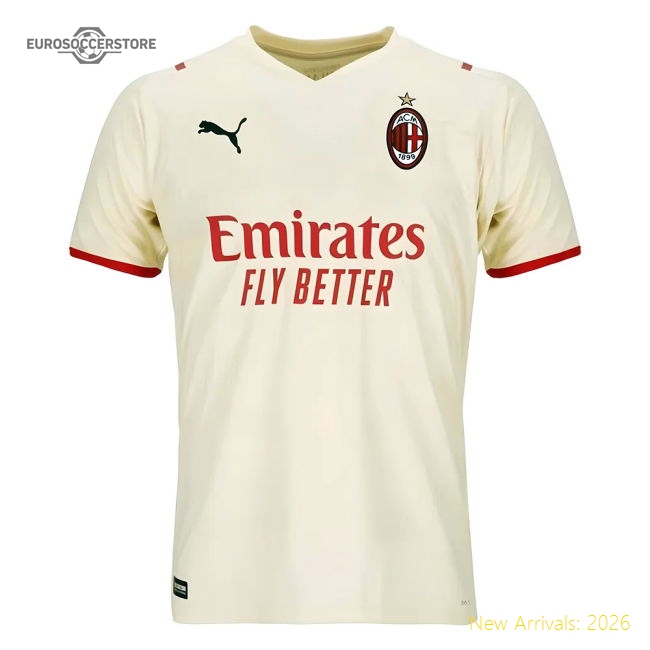 Ac Milan Away Replica Jersey Breathable Comfortable Athletic Fit
