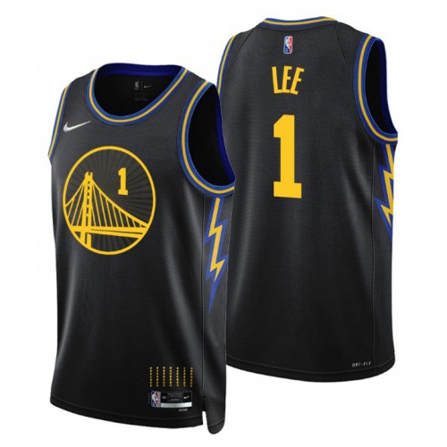 Nike Warriors Black State Warriors #1 Jersey - Basketball Jersey