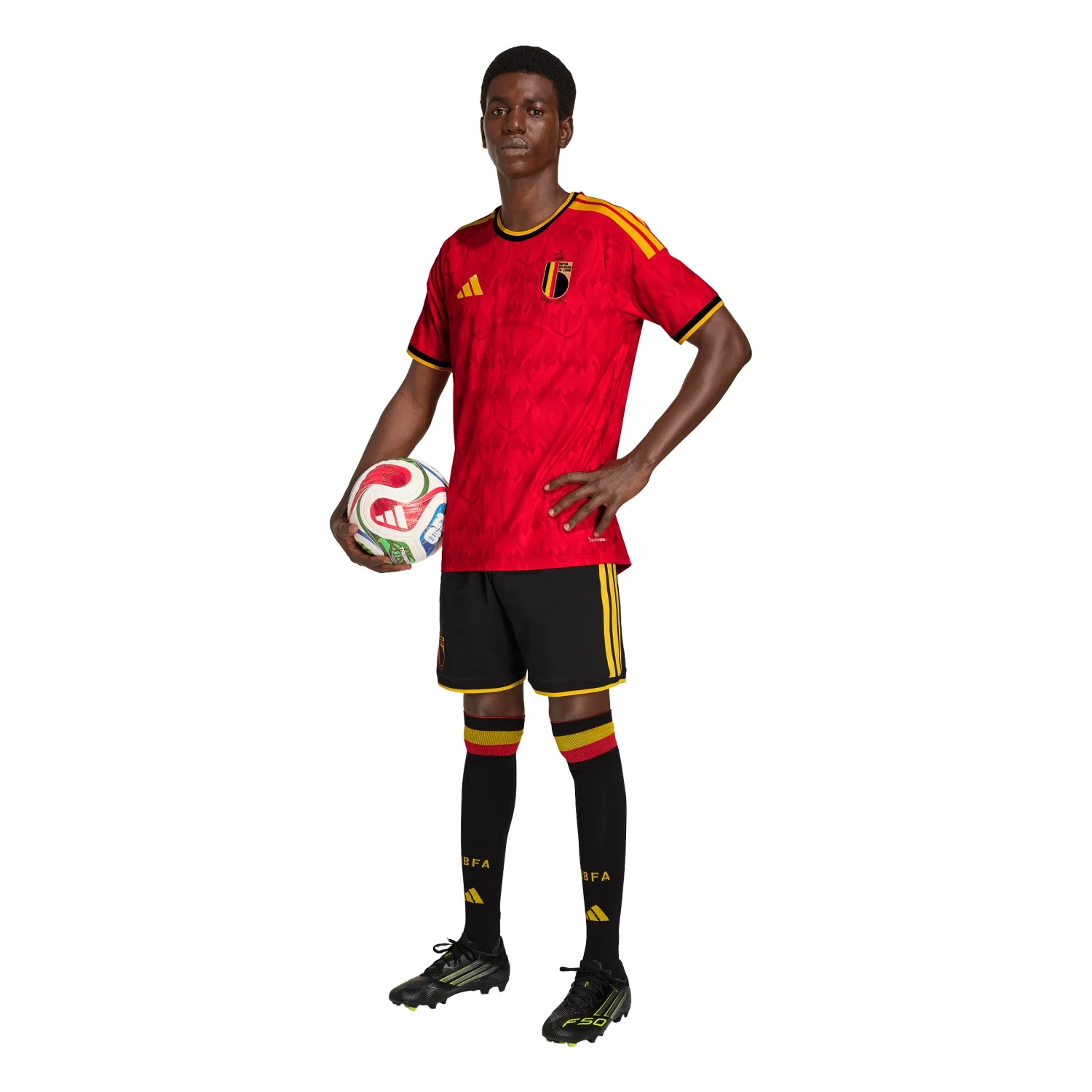 Belgium 2026 Elite Home Jersey - Men's | Slim Fit Climacool+ Performance Football Shirt Red Devils Kit