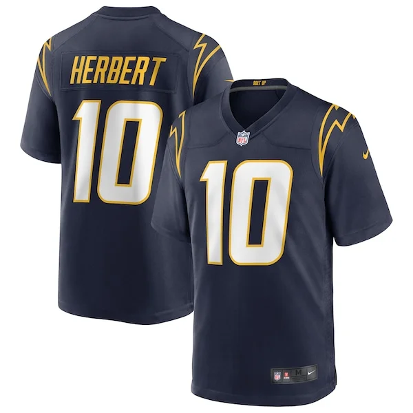 None Justin Herbert Game Jersey - Navy | NFL Player Jersey | NFL Footb