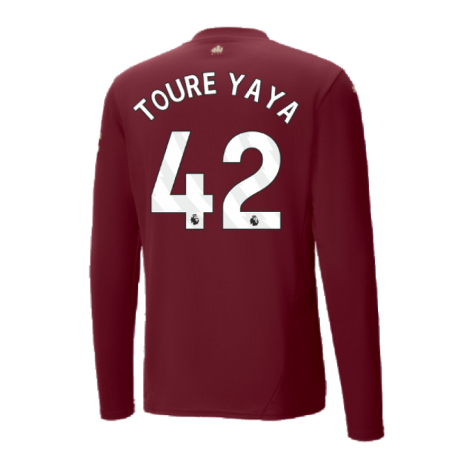 Elite Performance Licensed Football Man City Third Long Sleeve Shi...