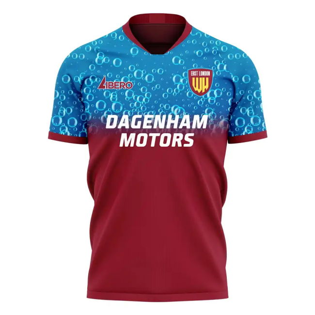 Licensed East London 2025-2026 Home Concept Football Kit (Libero) (...
