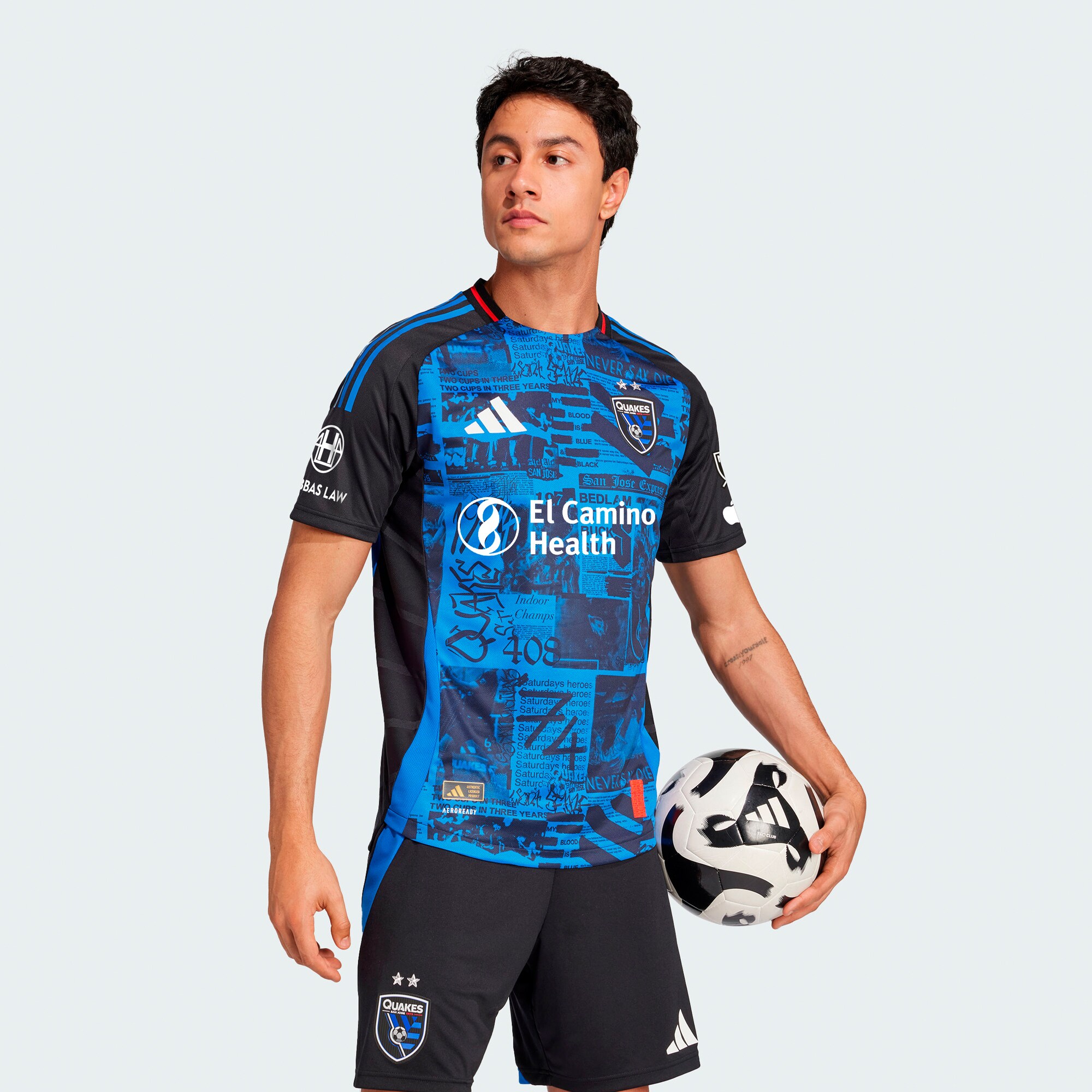 [SJH] San Jose Earthquakes 2025 Headliner Authentic Jersey - Black