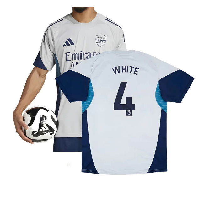 White 4 Vintage 2025-2026 Arsenal Training Legacy Shirt