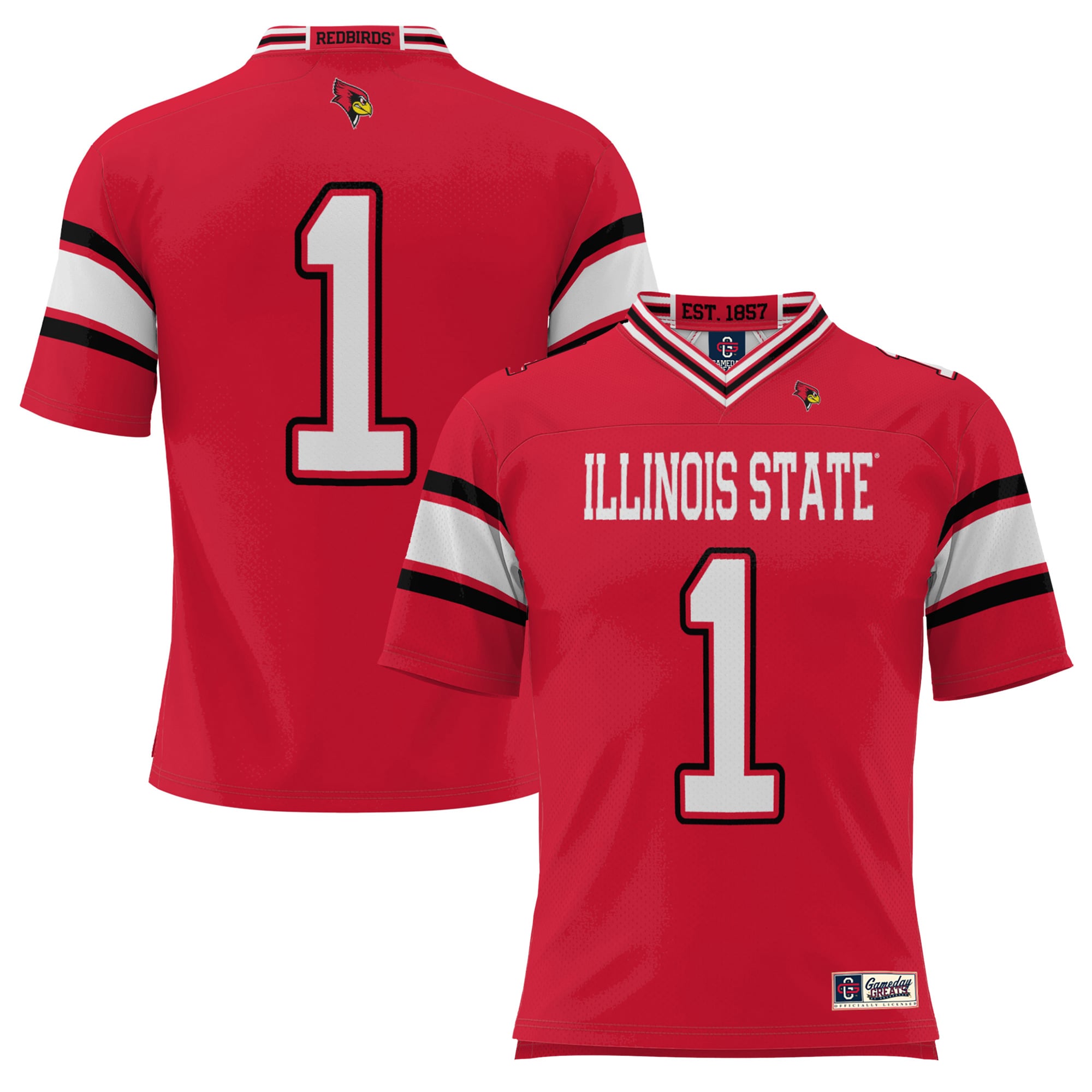 #1 Illinois State Redbirds GameDay Greats Youth Endzone 2026 Season Football Jersey - Red