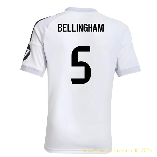 2025-2026 Real Madrid RM Top Grade Home Shirt (Kids) (Bellingham 5)