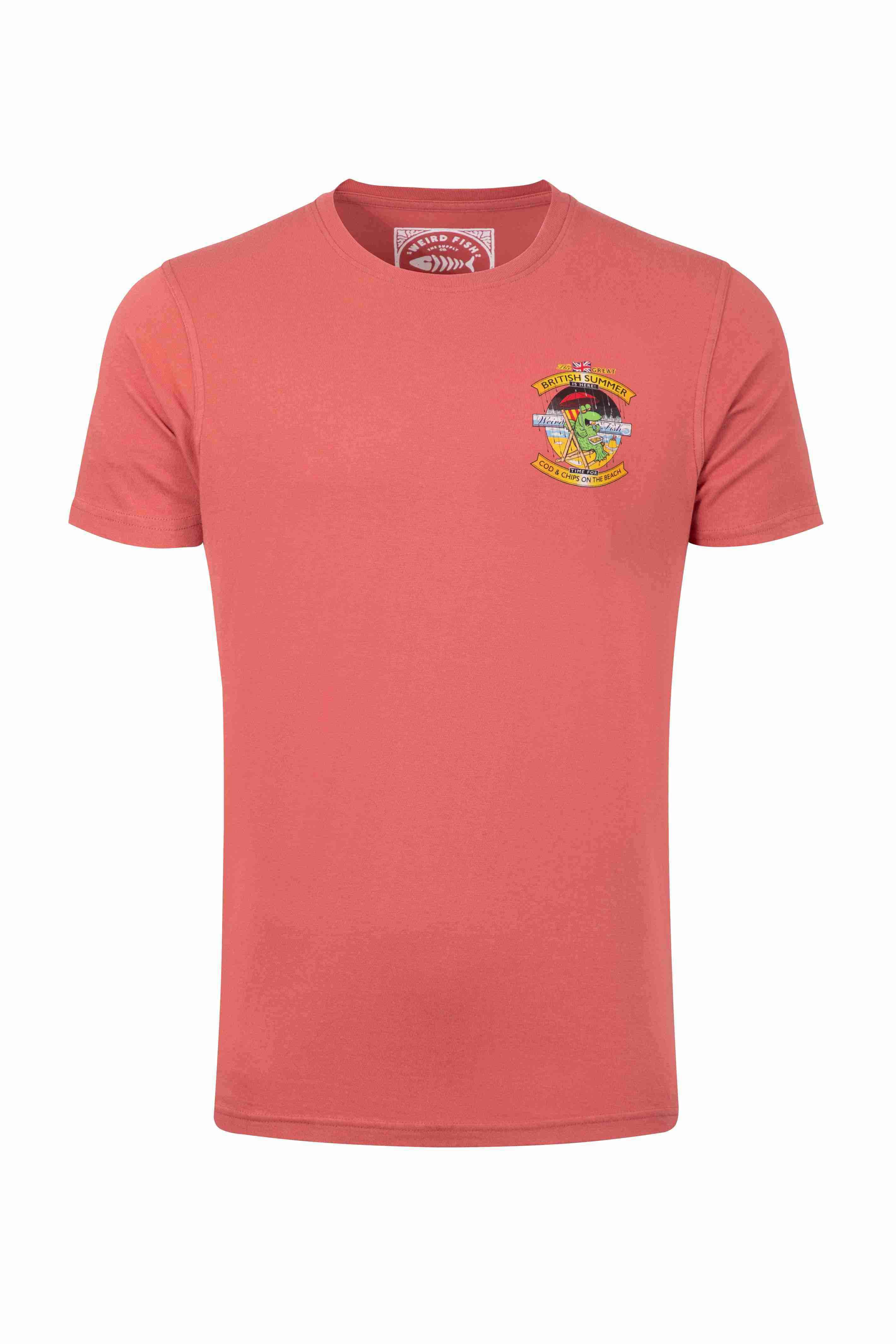 Cod and Chips Back Print Artist T-Shirt Nantucket