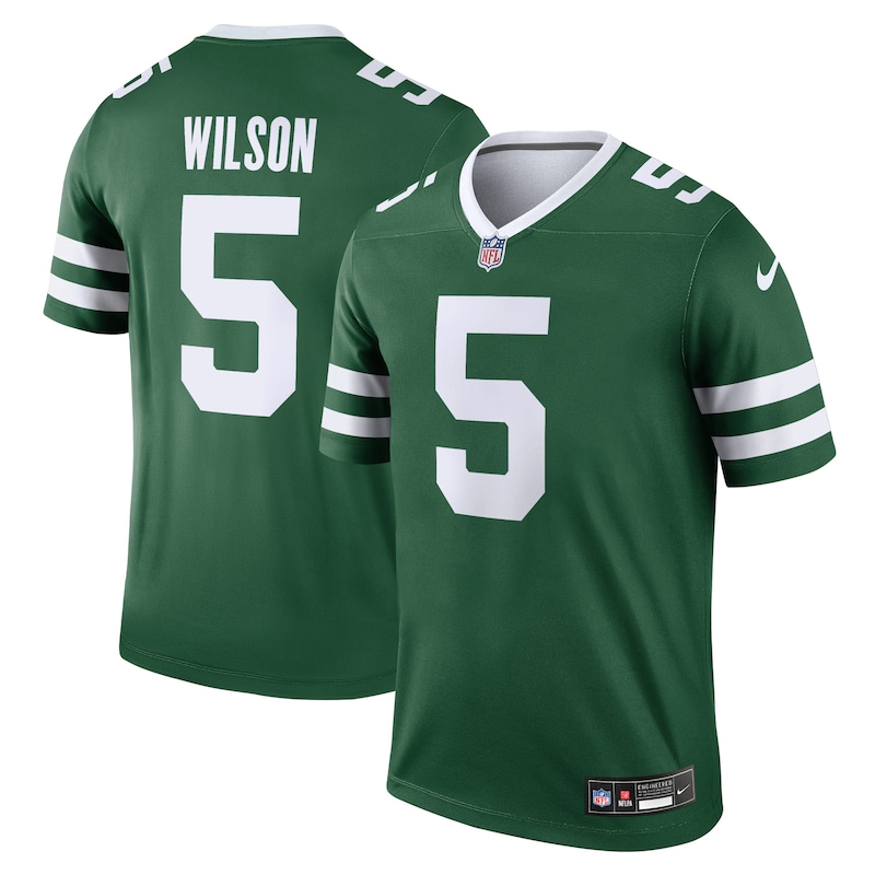 None Garrett Wilson NY Jets Energetic Durable Jersey Football Apparel