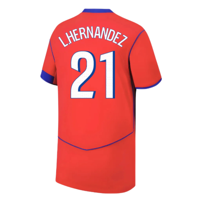 Psg Psg Third Shirt Kids L Hernandez #21 High Performance Match Da...
