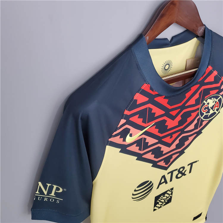 Professional Grade Club America Soccer Jersey 21-22 Home Yellow