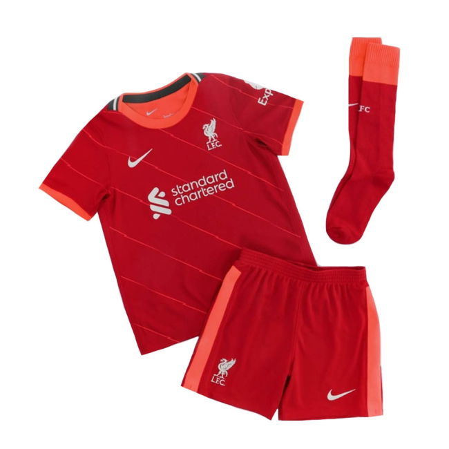 Liverpool Home Football Jersey 2021-20 Season Liverpool 2021 L M S Boy